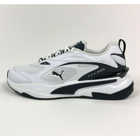Puma RS-Fast Shoes Sneakers White Black Low Top Athletic Casual 380562-03 - Picture 6 of 9